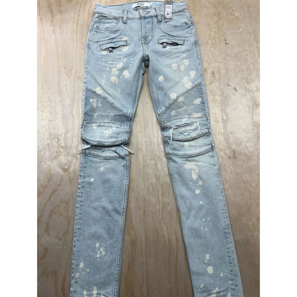 Hudson Men’s Skinny‎ Jeans 28 Light Wash Distressed